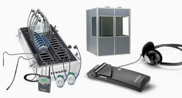 Complete simultaneous interpretation equipment system for interpretation equipment hire